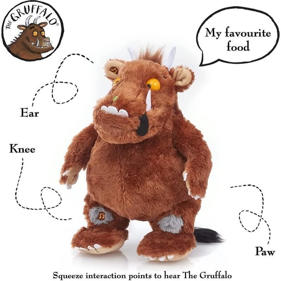 The Gruffalo 12" Talking Plush Julia Donaldson Story Book Doll Christmas Gift OH - Picture 10 of 15